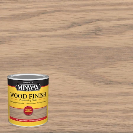 Minwax Minwax Wood Finish Semi-Transparent Silvered Gray Oil-Based Penetrating Wood Stain 1 qt 701024444